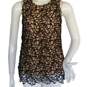 Floral Lace Sleeveless Top